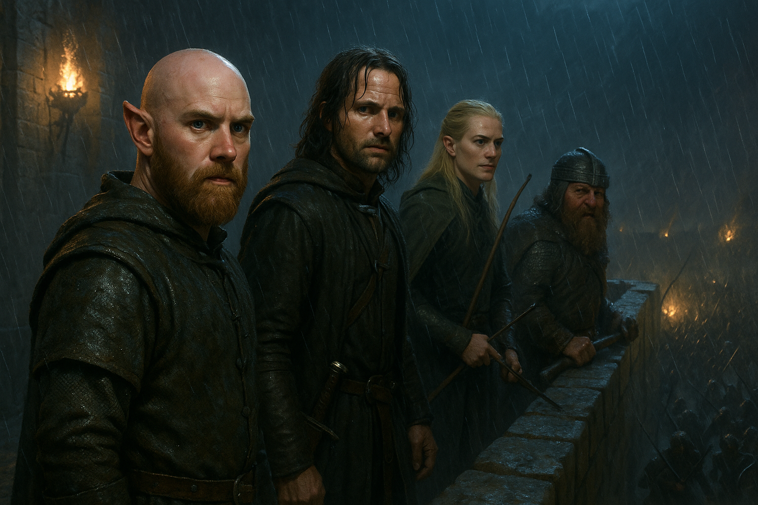 
K defends Helm's Deep.

